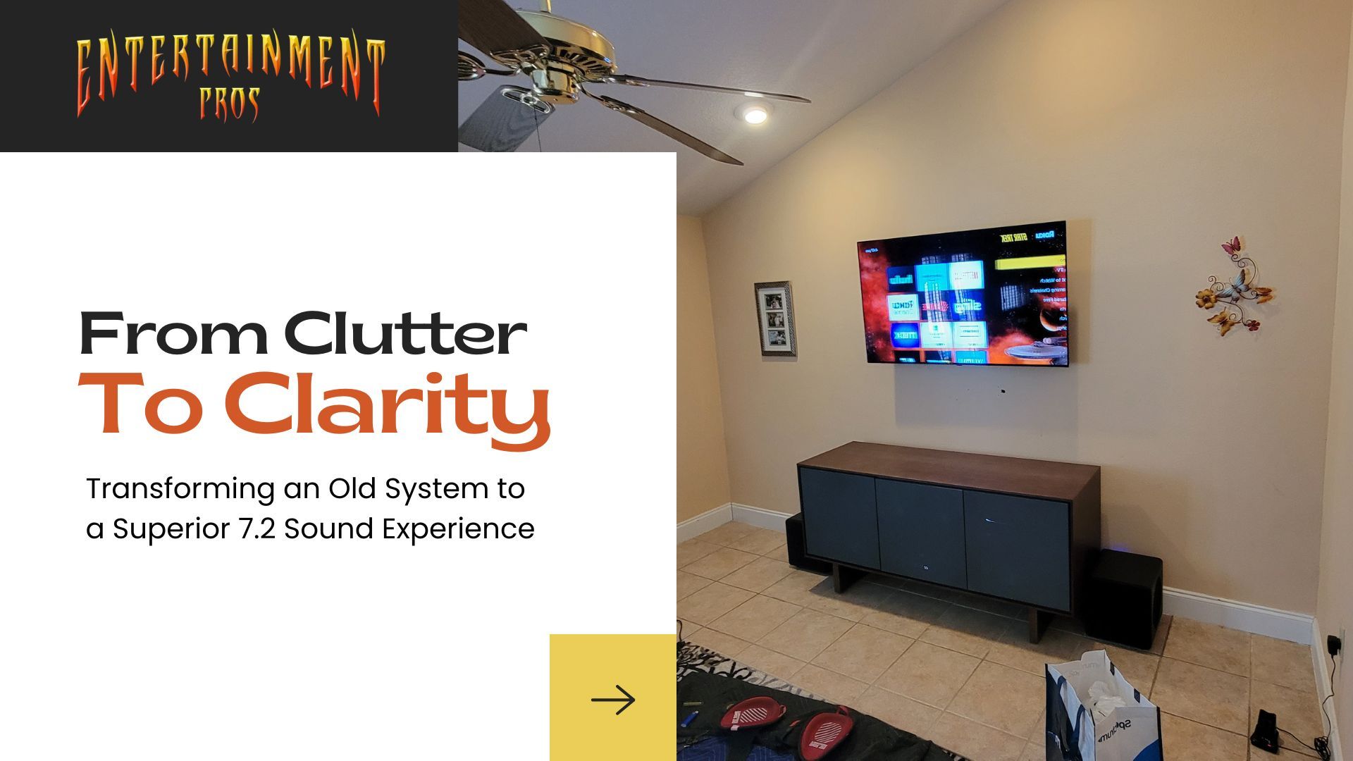 From Clutter to Clarity: Transforming an Old Surround Sound System to a Superior 7.2 Sound Experience 